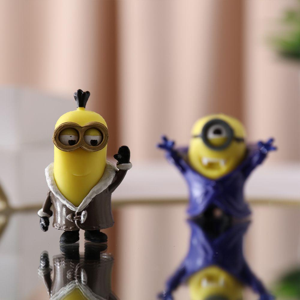 Nanas 10pcs/set Minions Ornaments Kado 3D Home Decor Anak Gru Agnes