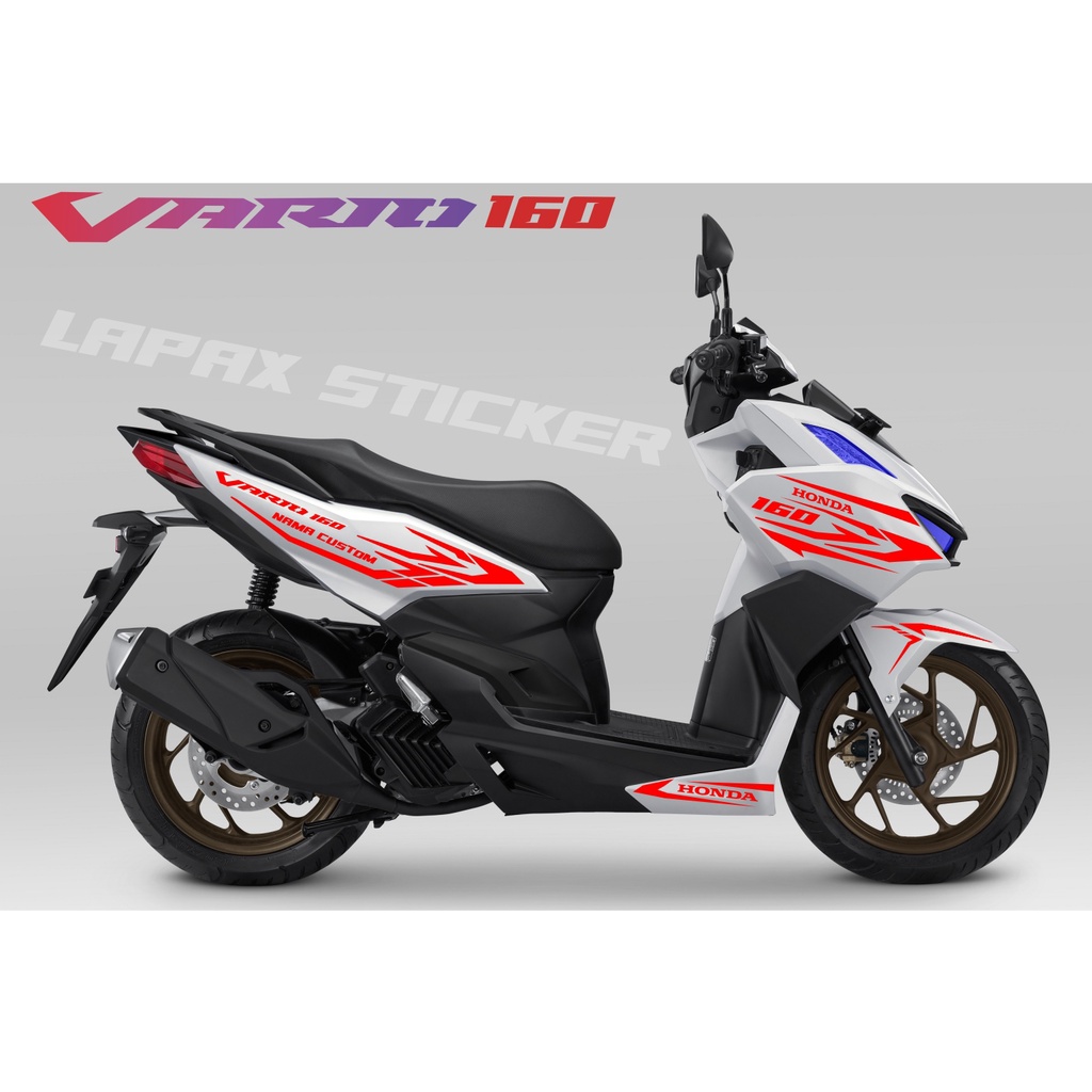 stiker motor honda vario 160 cutting sticker striping  honda vario 160 2022 M2