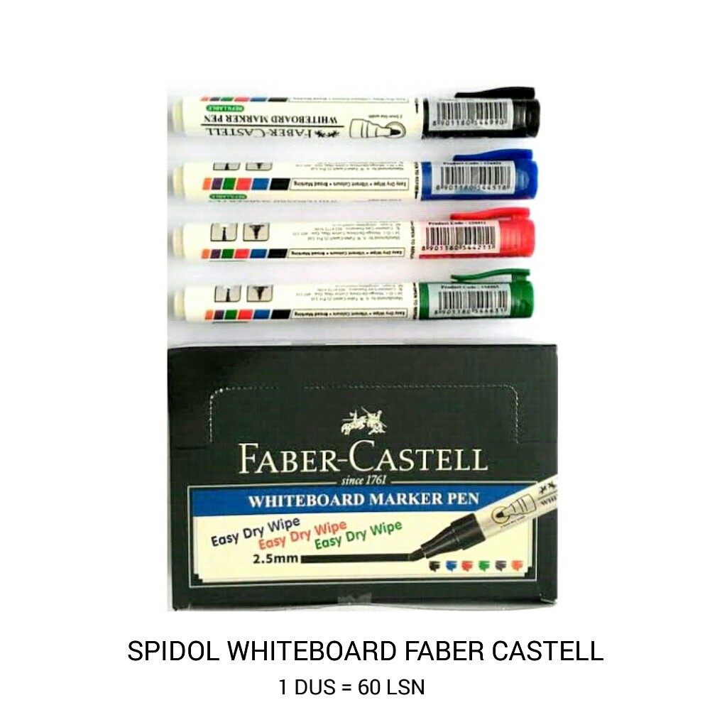 

Spidol Whiteboard Faber Castell/Spidol Papan Tulis/Spidol Whiteboard