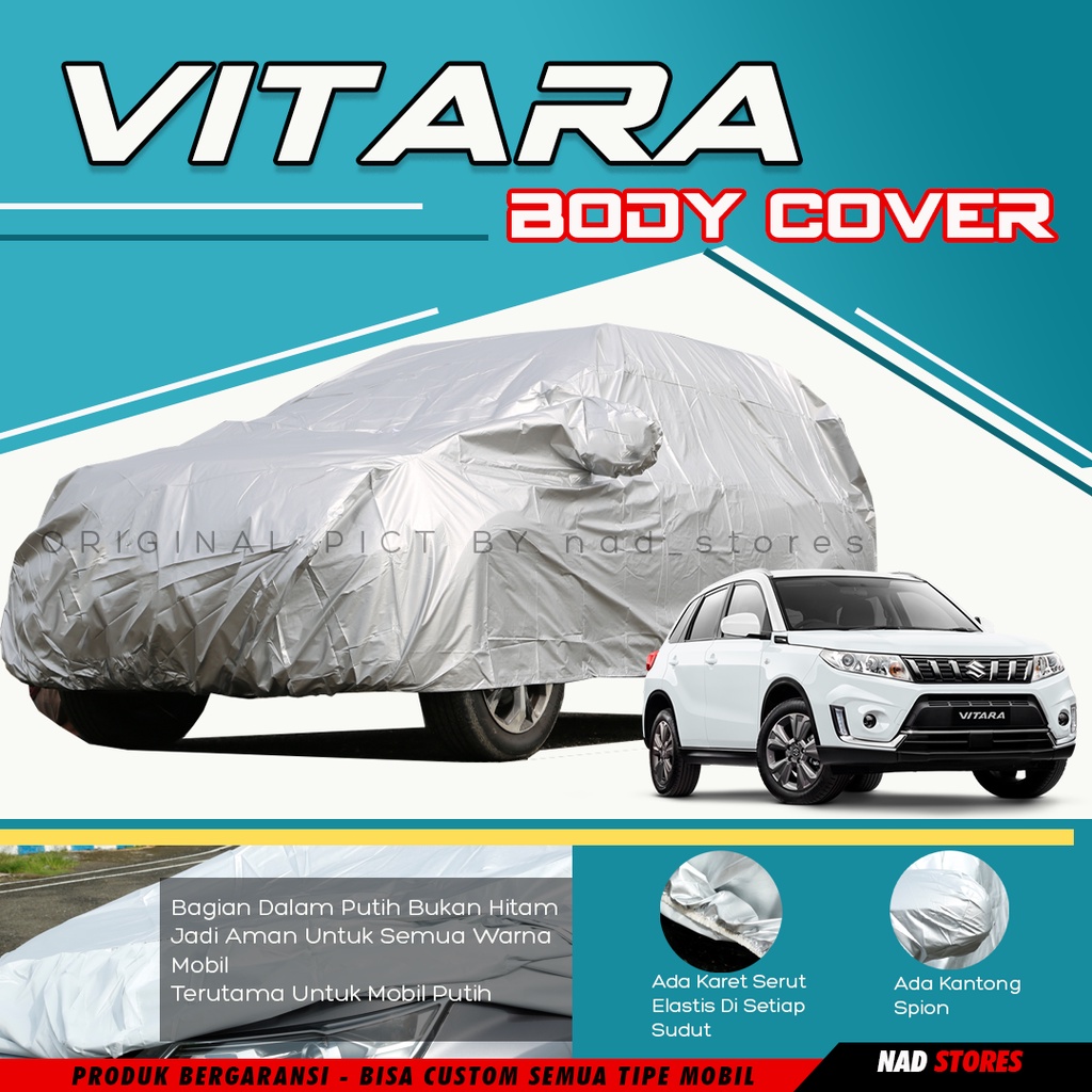 Sarung Mobil Vitara Body Cover Mobil grand vitara kuda long mantol mantel penutup mobil dfsk glory