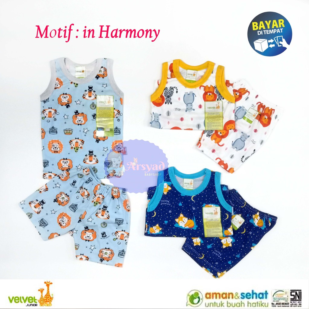  MURAH  Paket 3 Pcs Velvet  Junior  Baju  Anak  Setelan Kutung 