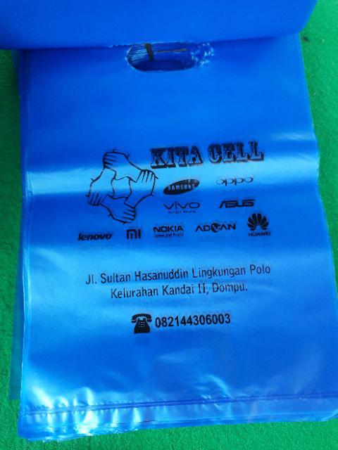 Sablon Tas Kresek Plong, Uk 20x28.