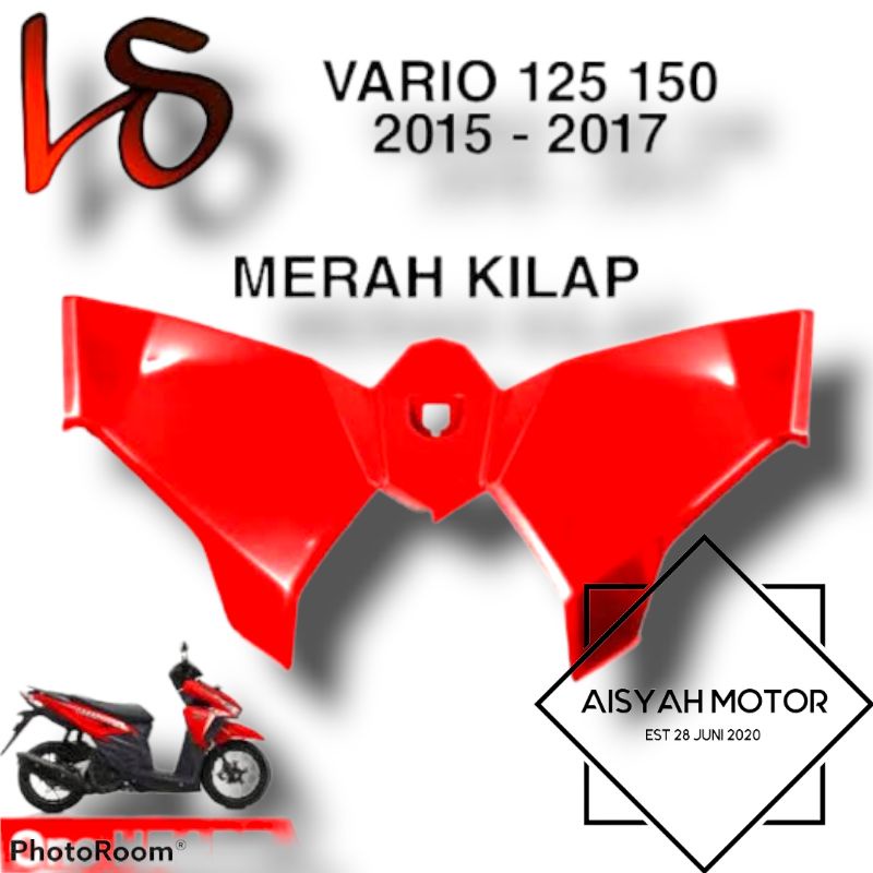 Cover Laci Kupu Kupu Honda Vario 125 Led Warna Merah Cabe Tahun 2017