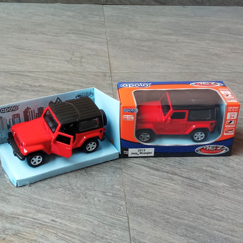 Diecast JEEP Wrangler Rubicon Apolo MSZ