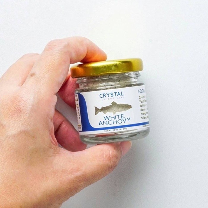 

Siap Kirim Bubuk Ikan Teri / Udang / Brown Anchovy Crystal Of The Sea 20G Mpasi - White Anchovy