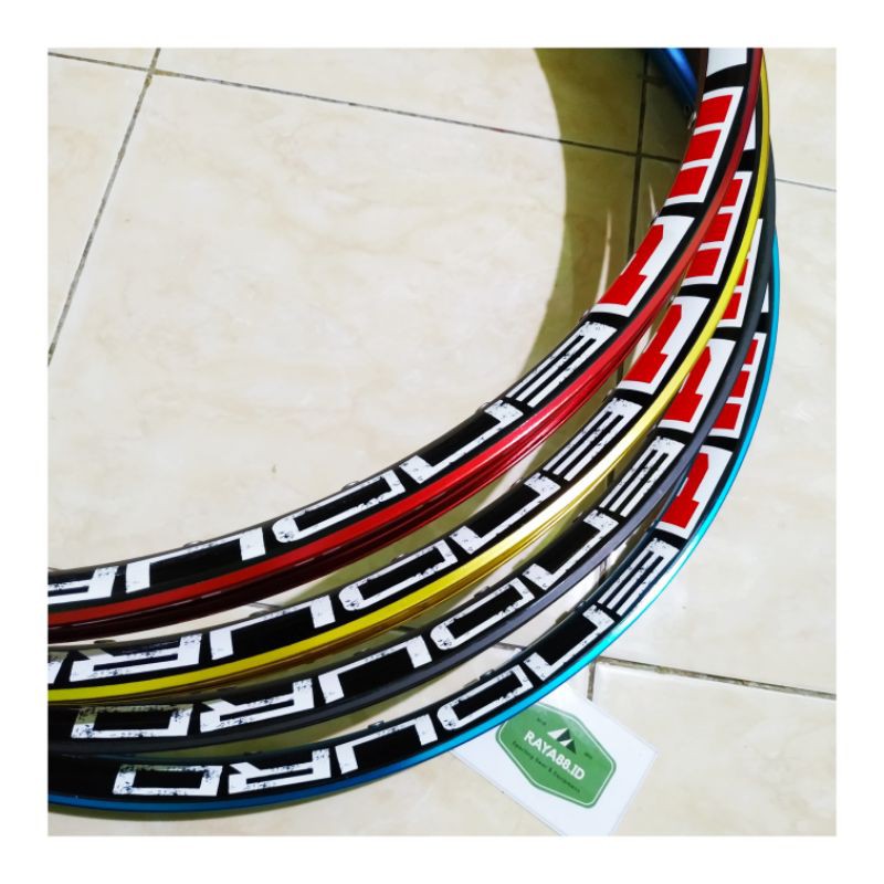 RAYA88 WHEELSET MTB 27.5 STRUMMER ENDURO ANODIZE & X-POWER BLACK COMBI