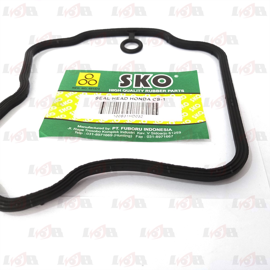 Karet Seal Gasket Sil Head Cover Honda CS 1 City Sport 1 SKO Fuboru Original