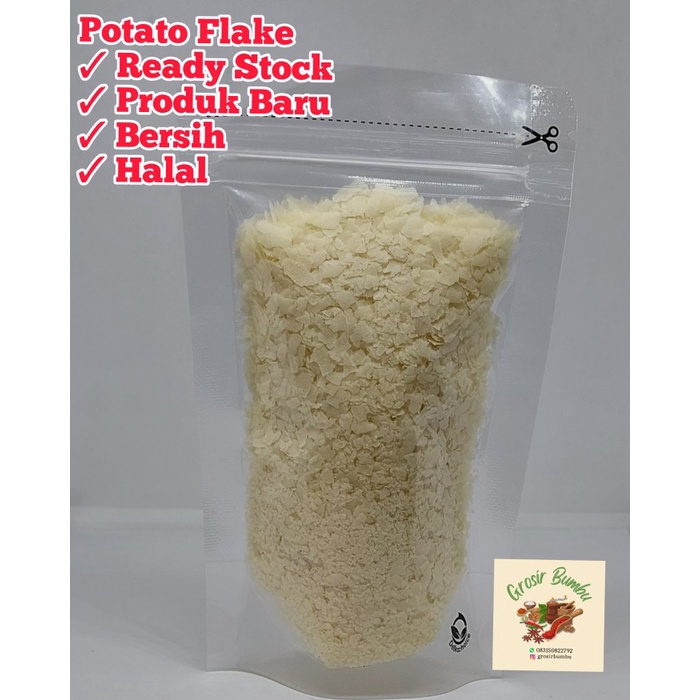 

Pure Potato Flake 1kg / Tepung Kentang Kasar / Mashed Potato