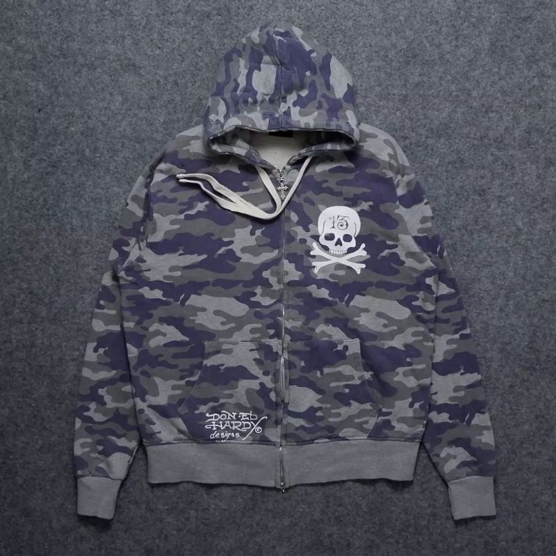 zipper hoodie ED HARDY second original