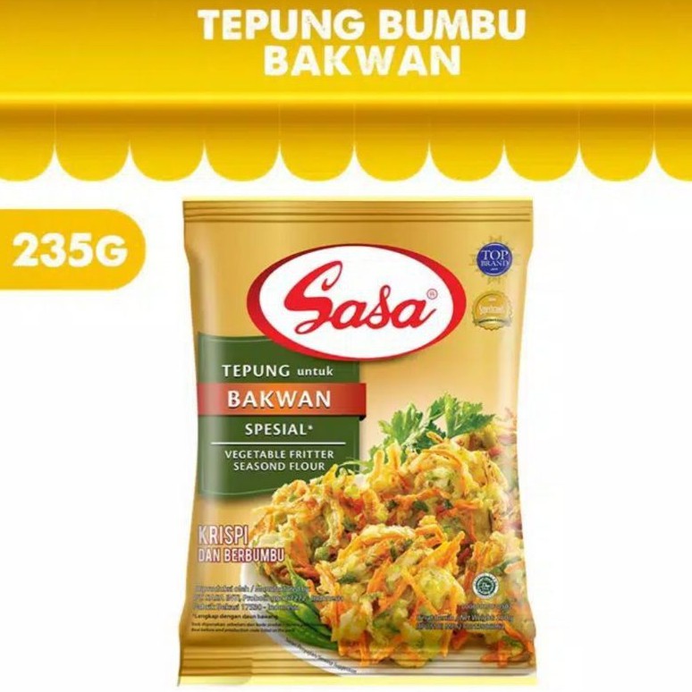 

SASA TEPUNG BUMBU BAKWAN SPESIAL KRISPI VEGETABLES FRITTER FLOUR