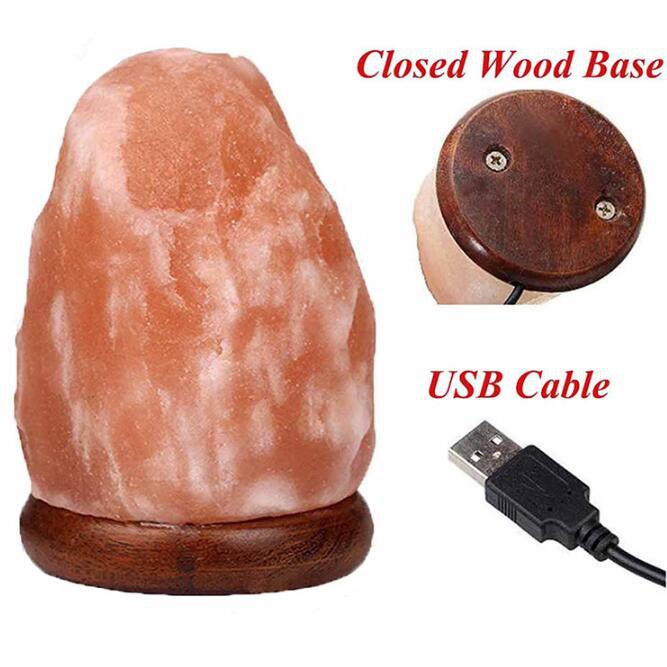 Nature Concept USB LED 7 COLOR Himalayan Salt Lamp Lampu Garam Himalaya