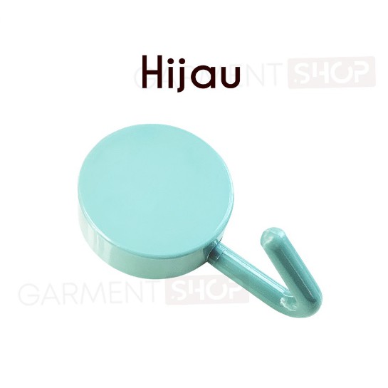 GANTUNGAN HOOK TEMPEL BAJU DINDING SERBAGUNA KAMAR MANDI DAPUR BULAT | FADHILAH SHOP BJB
