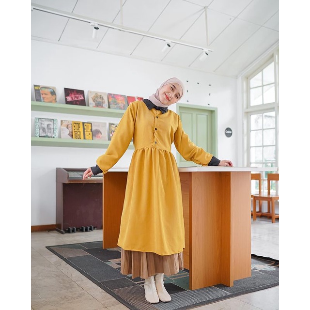 HYUNA TUNIK - KOREAN STYLE - TUNIK KOREA - ATASAN WANITA