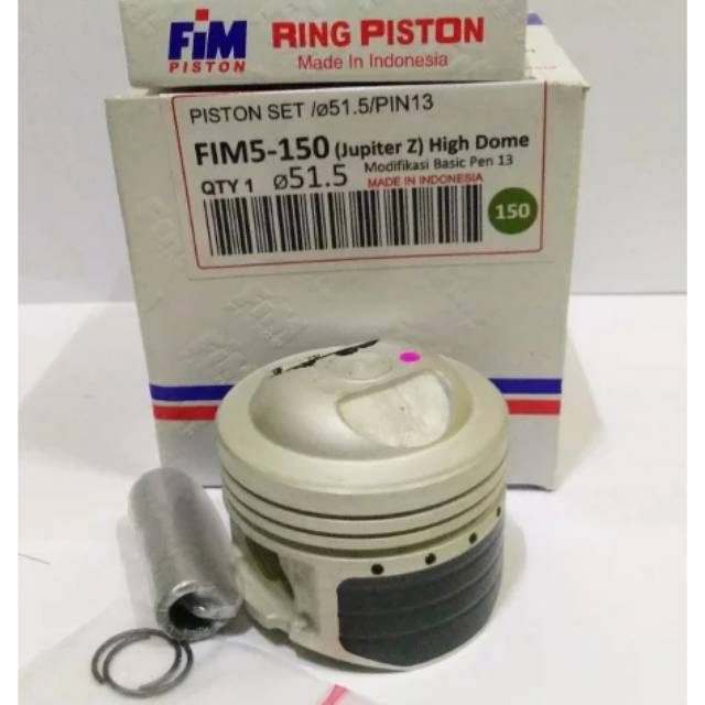 Piston set FIM 5 original 100% high dome jupiter vega crypton zr z1 force fi seher izumi jenong 51,5