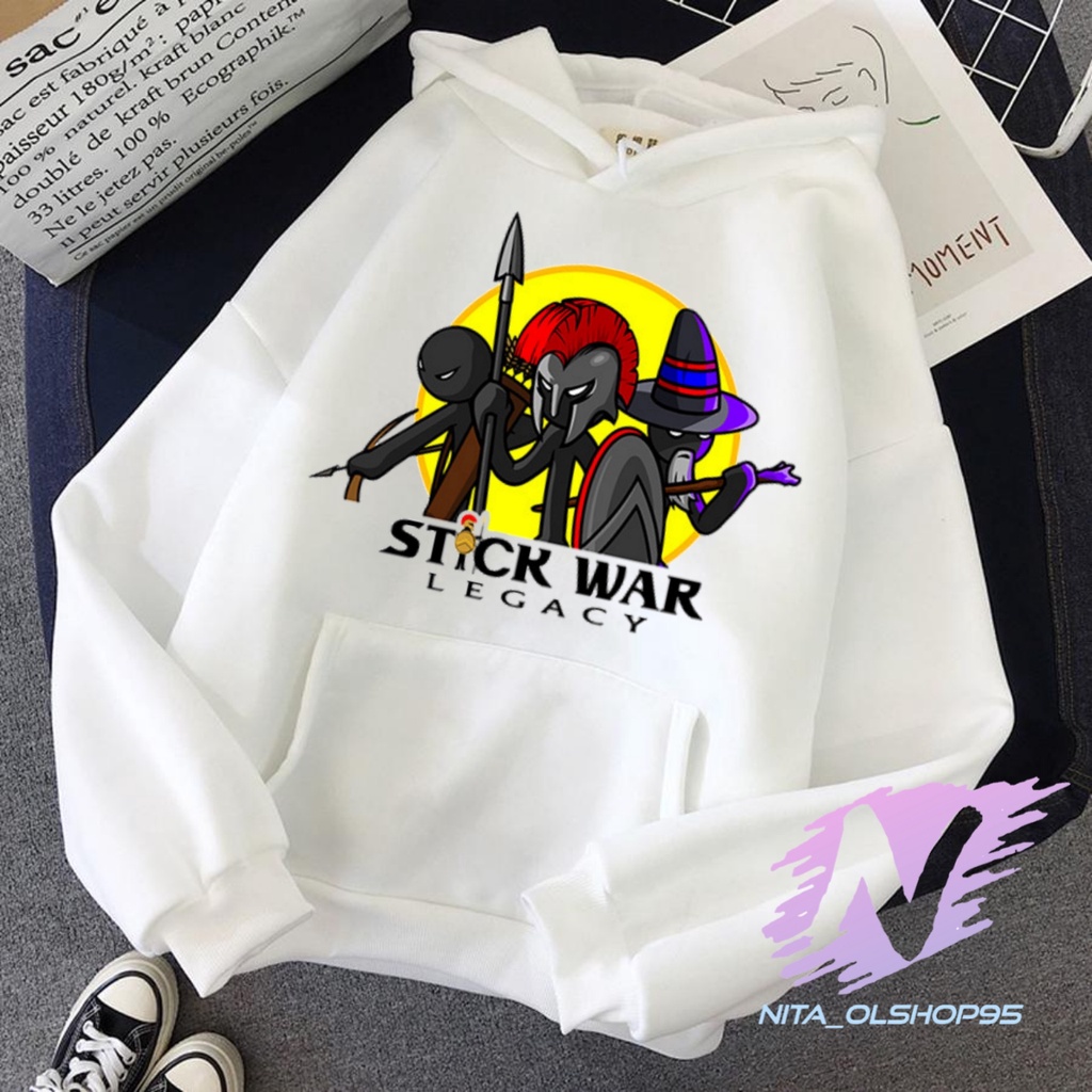 HOODIE ANAK STICKMAN SWEATER STICKWAR LEGACY WARIOR
