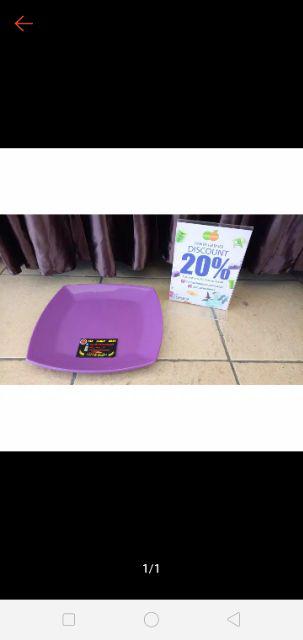 Piring Makan Kotak Golden Sunkist Pm-805, Piring Saji Kotak