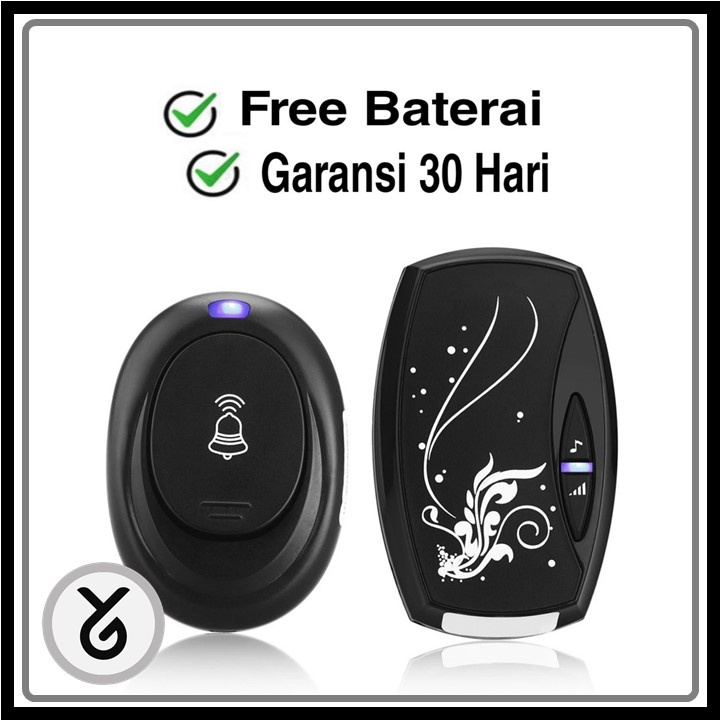 Bel Rumah Wireless Tanpa Kabel Waterproof