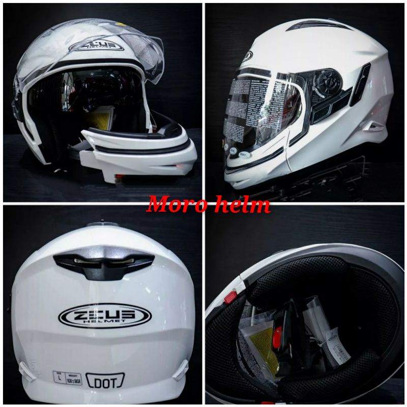 helm zeus ZS 613C modular zs 613C helm full face half face