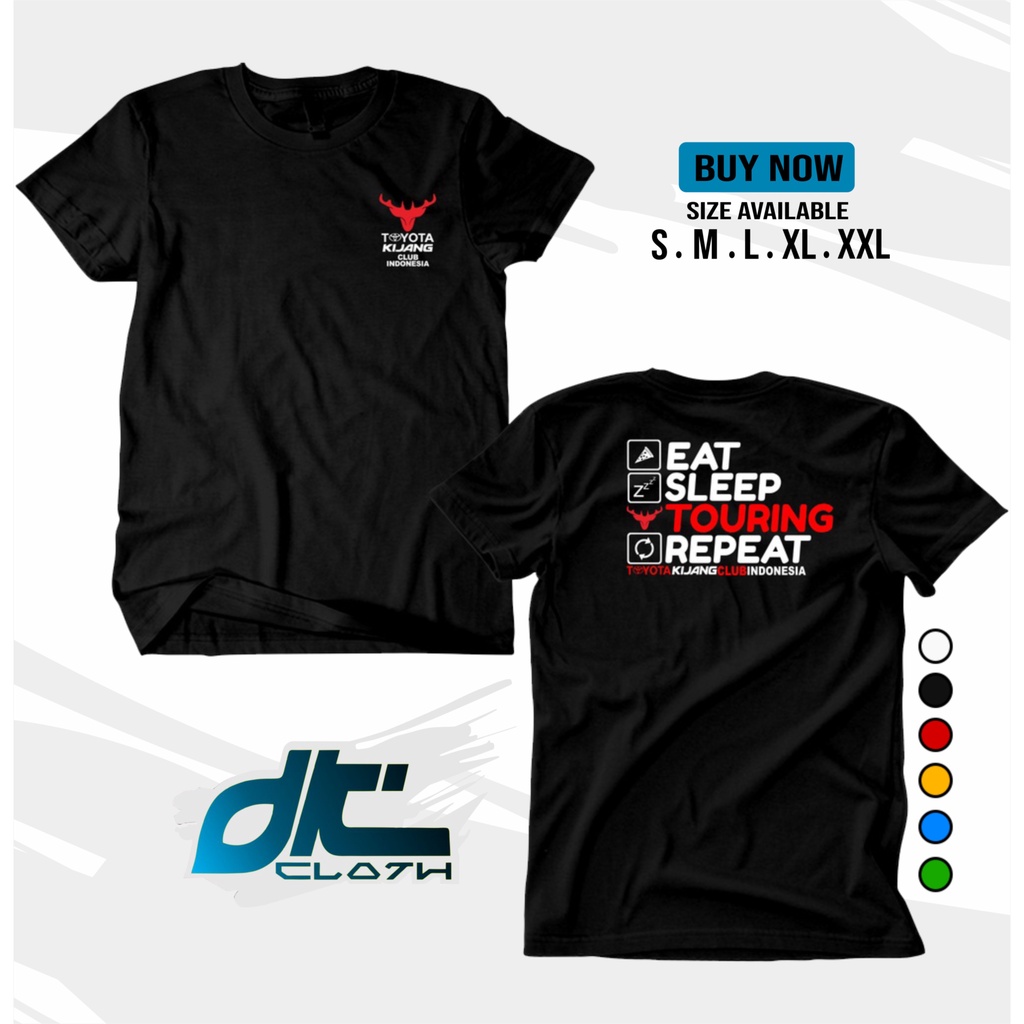 DKCL Kaos Baju Komunitas Club Mobil TOYOTA KIJANG Indonesia