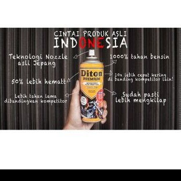 Cat Pilok Diton Premium 9355 BEAT ORANGE OREN  400ml . TAHAN BENSIN