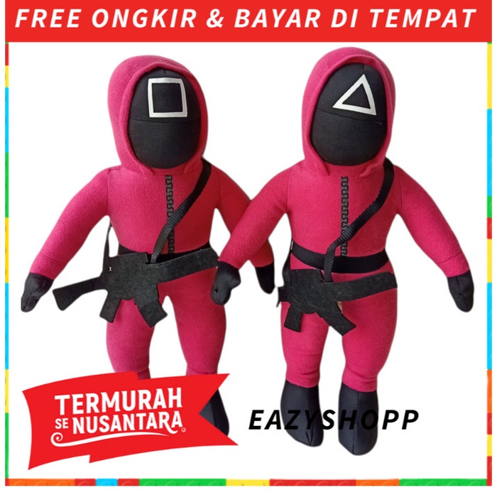 Mainan Boneka Squid Game Anak Murah Doll Laki Laki Perempuan Kado Unik Bayi Baby Hadiah Ulang Tahun 