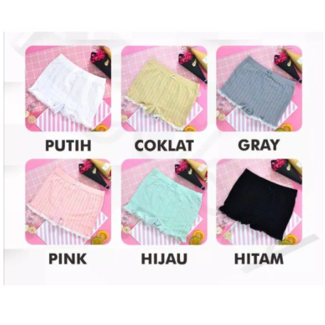 (FY) COD CELANA DALAM IMPORT CELANA SHORT FASHION WANITA CELANA PENDEK CELANA BOXER MURAH IMPORT