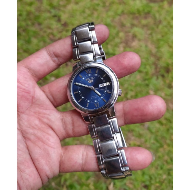 seiko 5 cal 7s26 blue dial roman matic