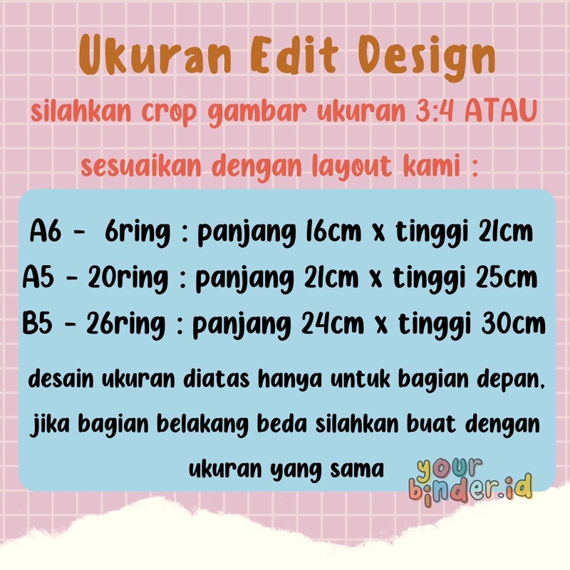 

Binder Custom 6R,20R,26R - A6/A5/B5