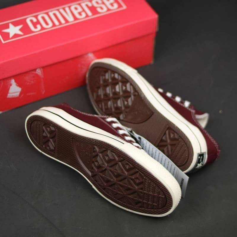 Sepatu Converse 70s Low Maroon Unisex Premium Quality