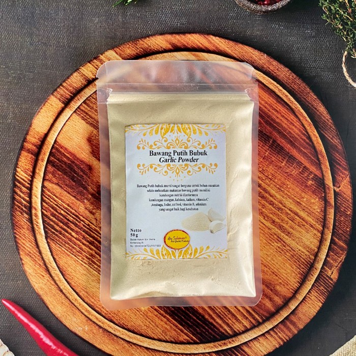 

Baru! Bawang Putih Bubuk Kualitas Premium Pilihan Abu Sulaiman/Garlic