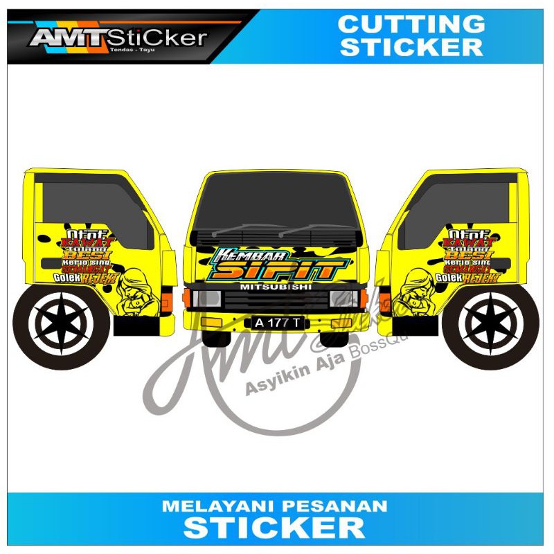 

[TERBARU] Sticker Truck Tepak/Kuning
