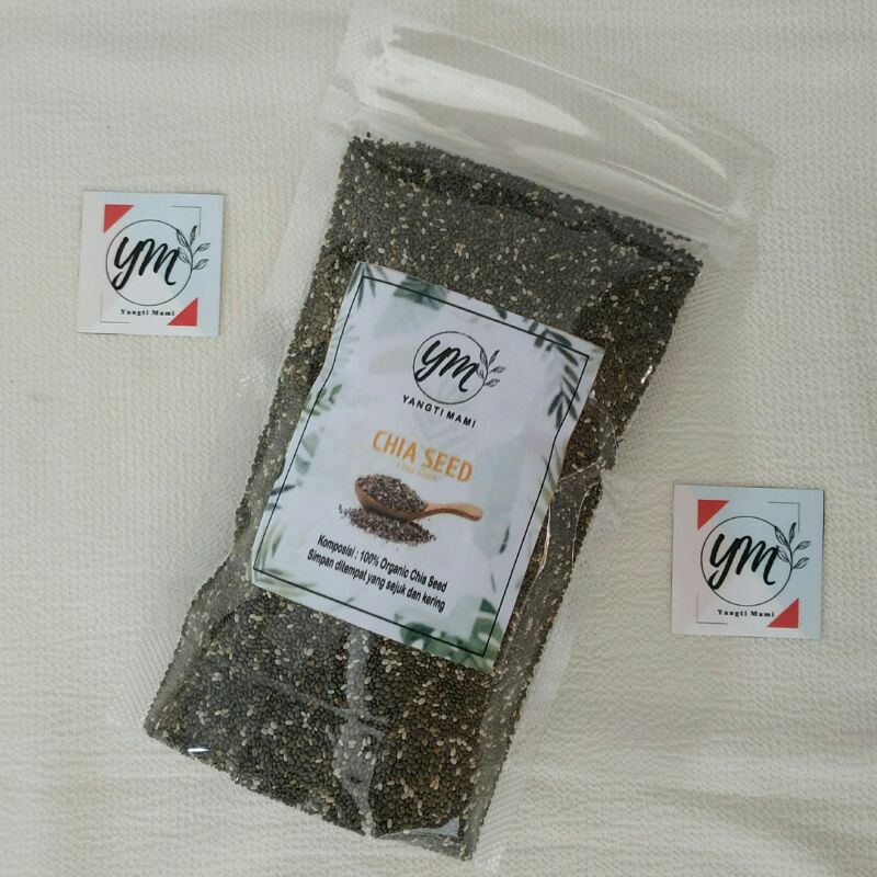 

100gr Black Chia Seed Mexico Organic / Chia Seed / Rempah