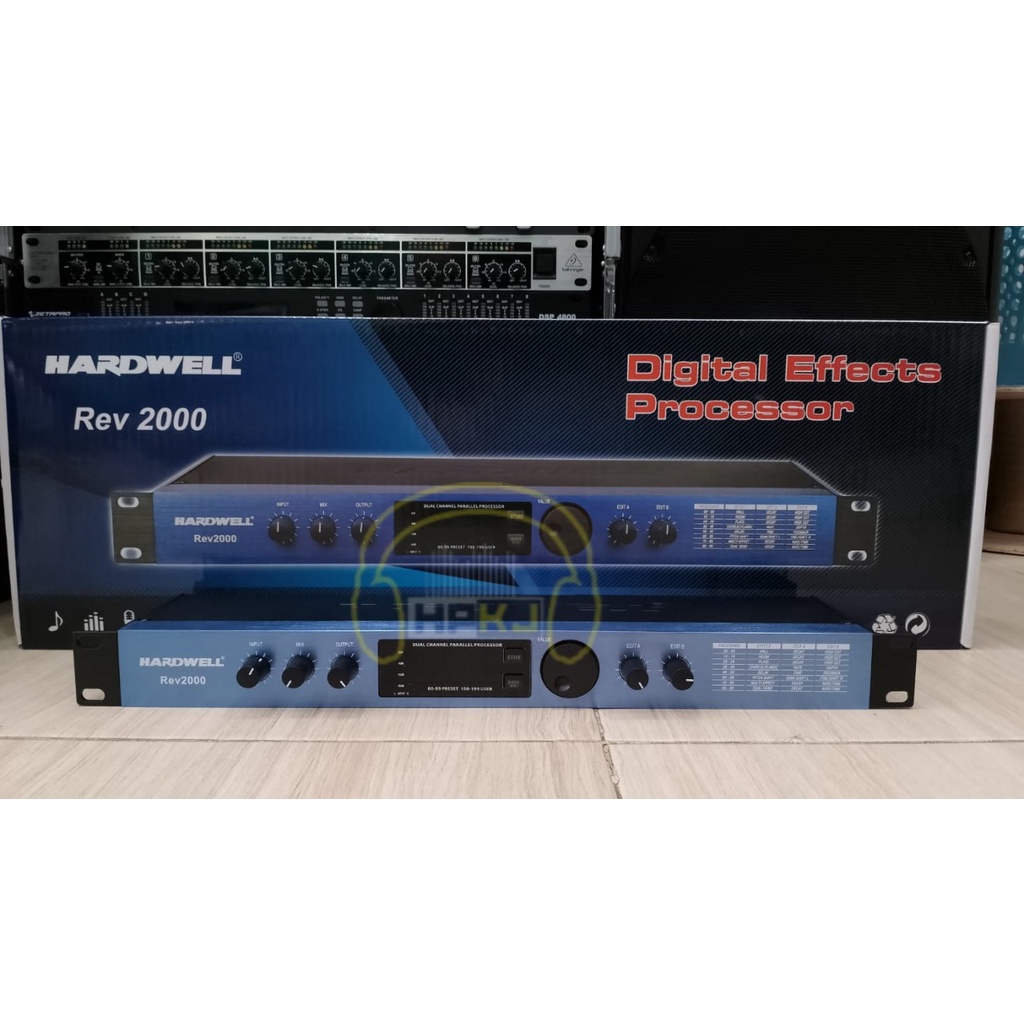 EFFECT VOCAL HARDWELL REV 2000 efek effect hardwell rev2000