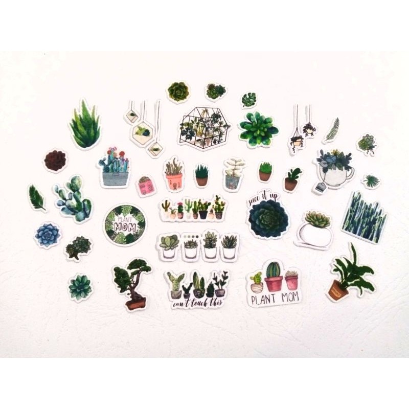 

STICKER TUMBLR PLANTS (2) EDITION CUTE STICKER UNTUK LAPTOP HP KULKAS KOPER
