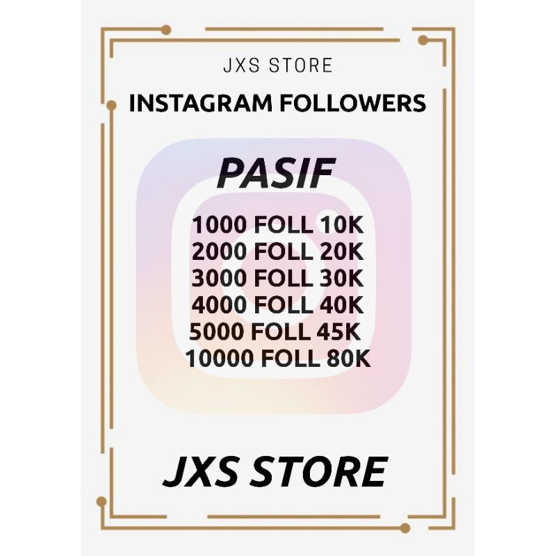 Followers Instagram Bule Real - Paling Murah!!!