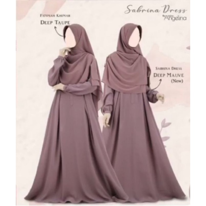 Preloved Sabrina Dress Deep Mauve by Atelier Angelina