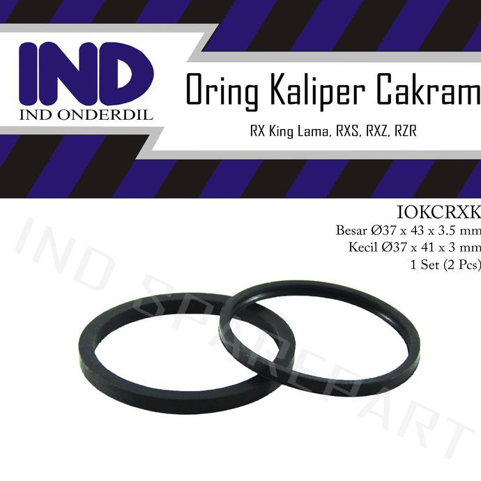 Oring-Seal-Karet Piston Kaliper Cakram Depan Rx King Lama-Old 1 Piston Dijamin Ori