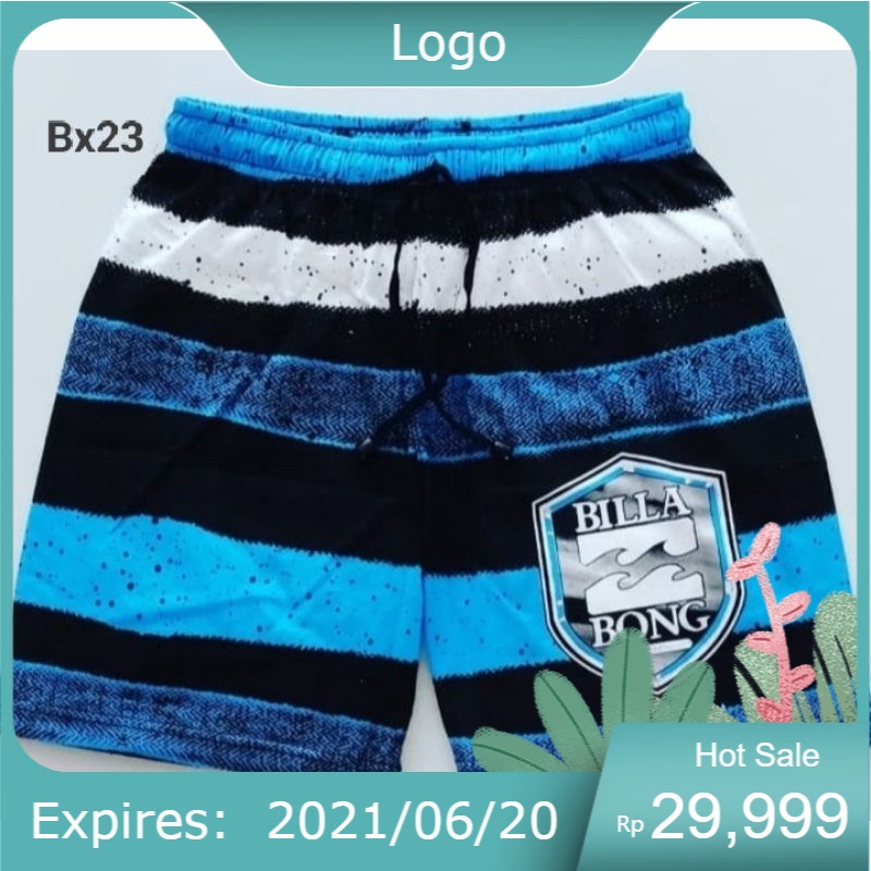 Celana pendek cowok motif Bokser Boxser Kolor   Wanita Dewasa Pantai Murah Keren Distro Bandung