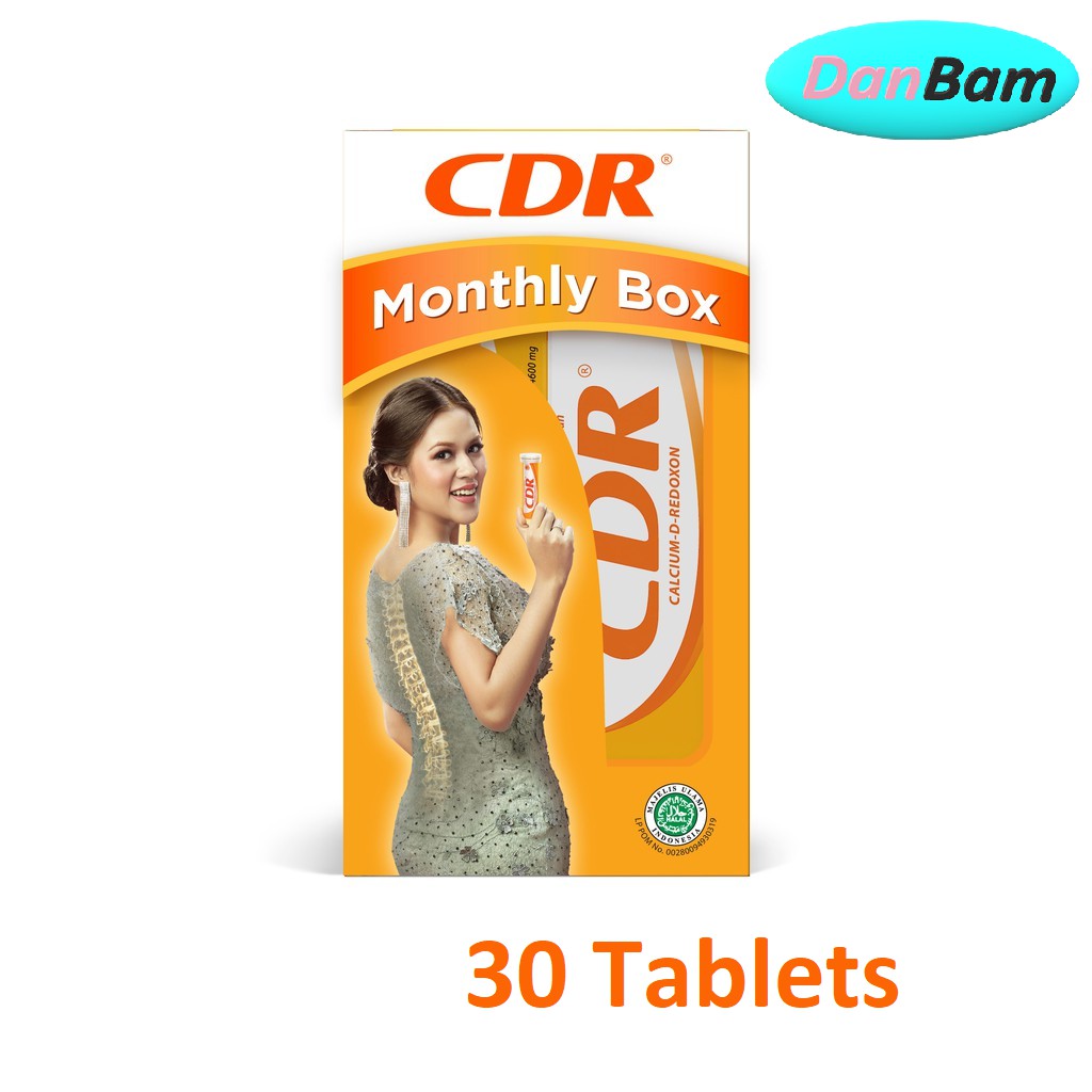 CDR Suplemen Kalsium Rasa Jeruk 30 Tablet - Special Influencer