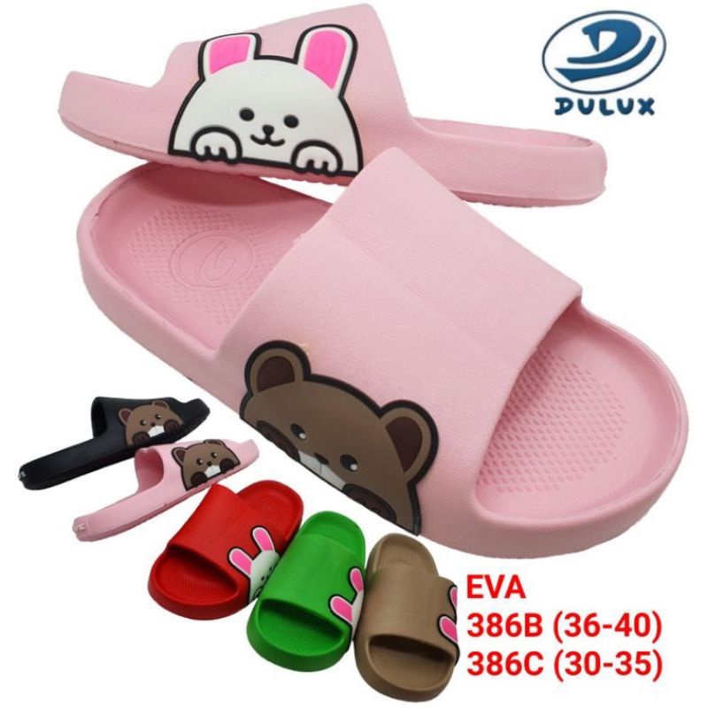 Sandal Karet Jelly Anak Perempuan Motif BT21 l Dulux 386C Uk 30-35