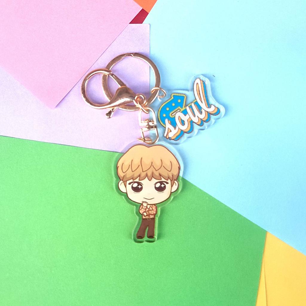 Gantungan Kunci Desain KPOP BTS TINYTAN Bahan Akrilik