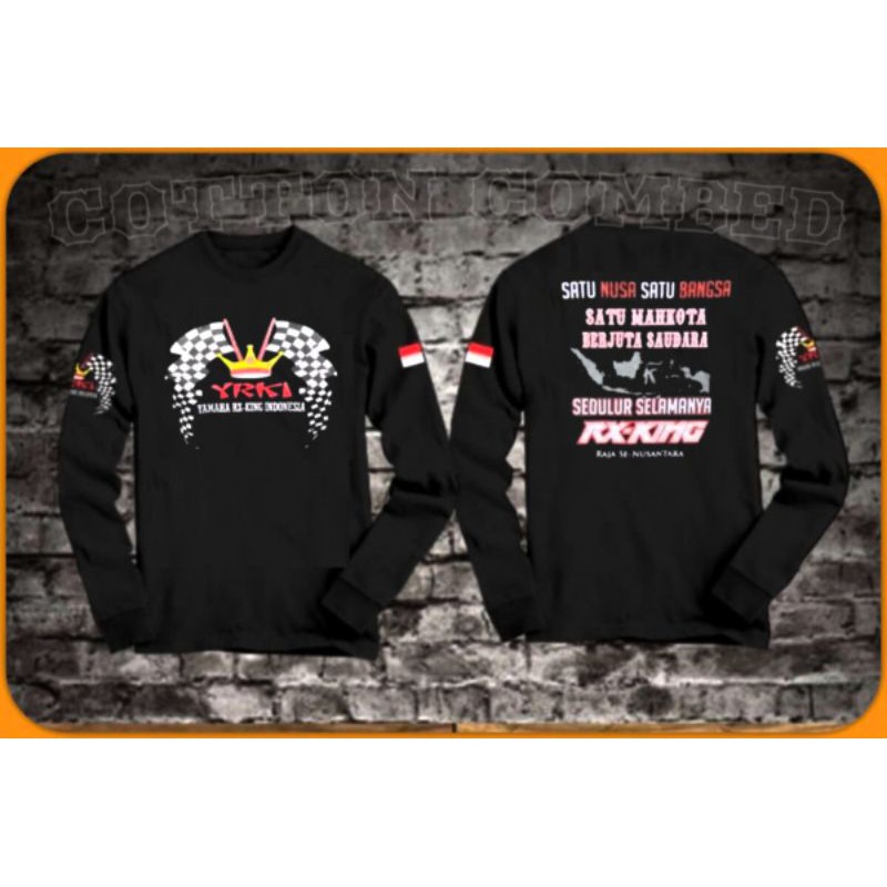 BAJU / TSHIRT / KAOS / DISTRO / MOTOR / RX KING / YRKI / LENGAN PANJANG INDONESIA