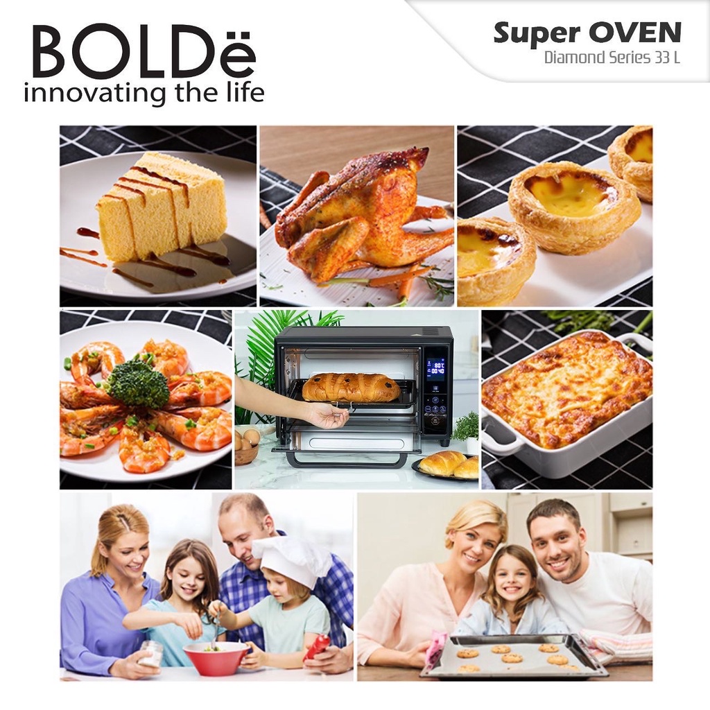 BOLDe OVEN DIGITAL 33 LITER