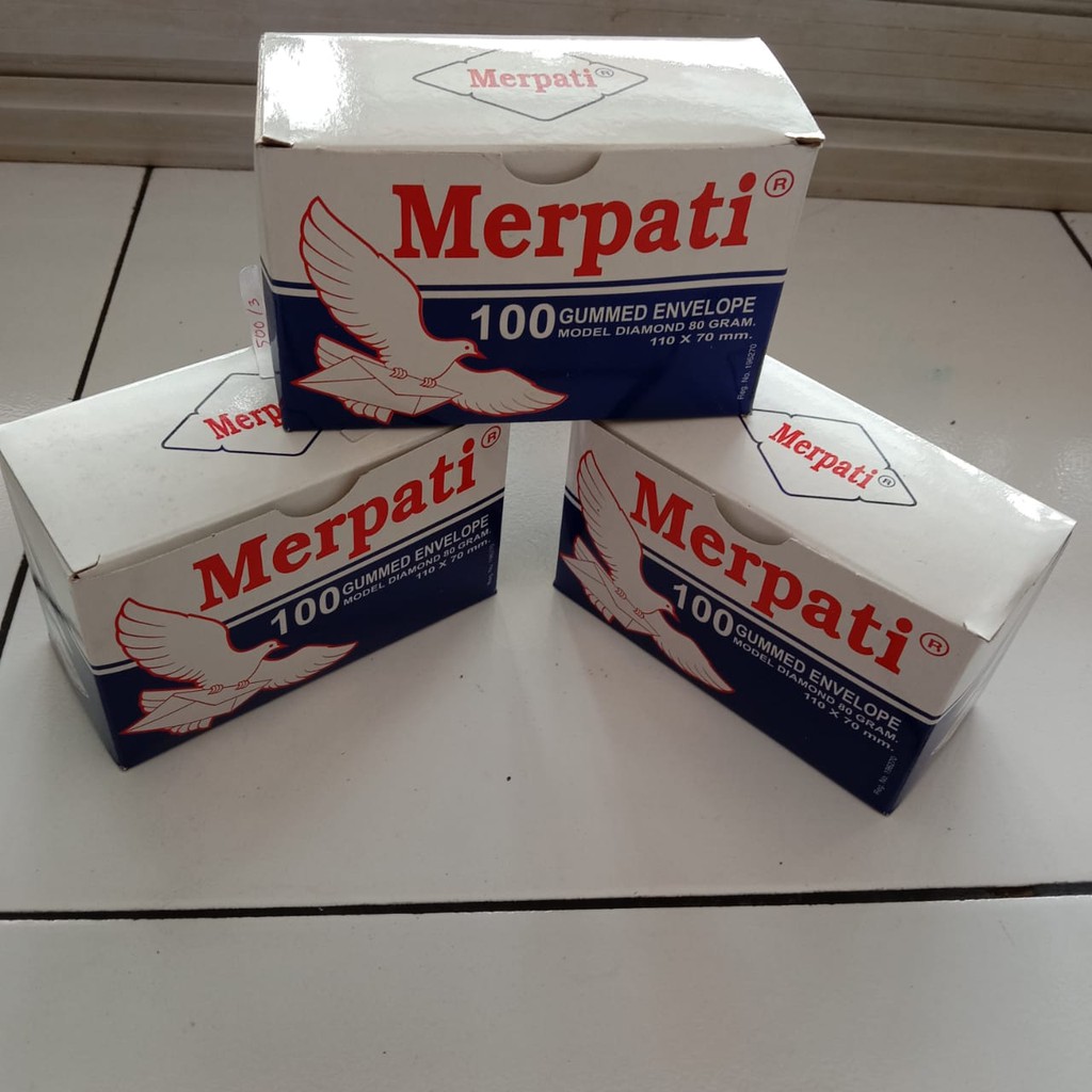 

Amplop Merpati ukuran 110 x 70 mm