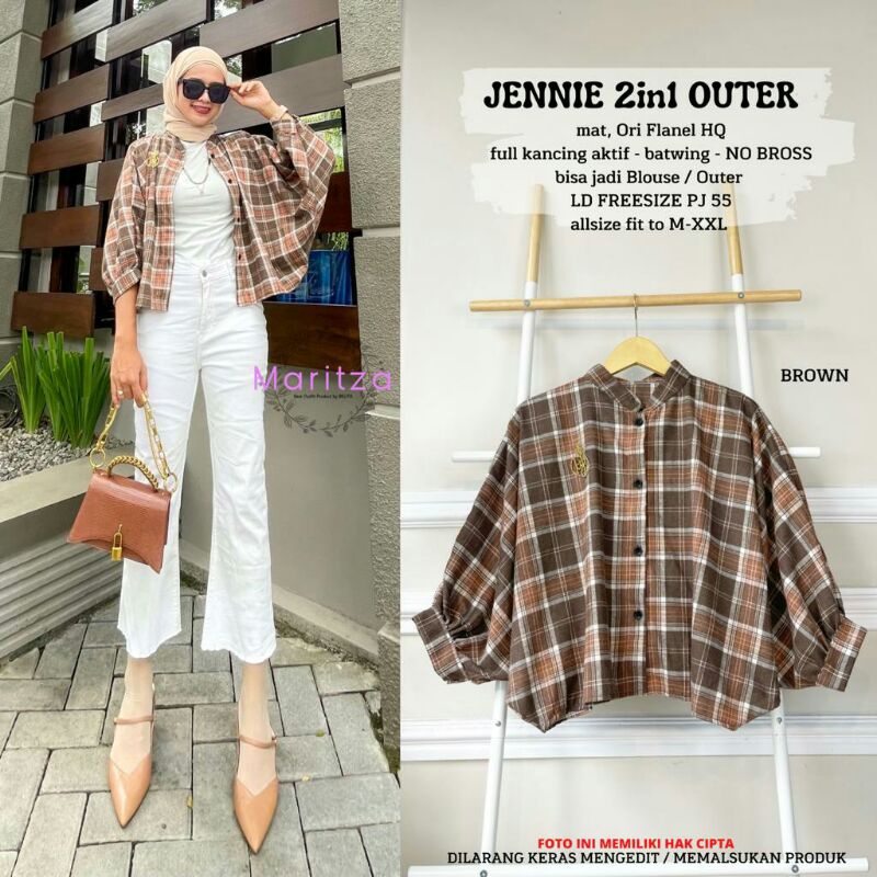JENNIE 2IN1 OUTER / OUTER KOTAK² /OUTER FLANEL