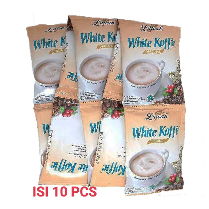 

Luwak White Coffee isi 10 pcs