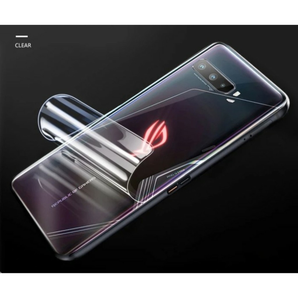 Anti gores BELAKANG Back ASUS ROG 2 3 5 6 clear screen guard protector