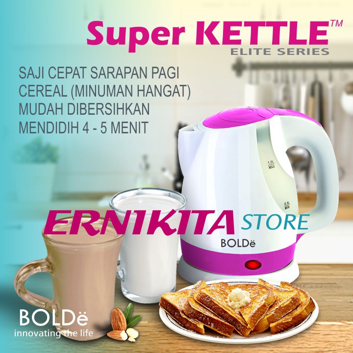 BOLDe SUPER KETTLE - Teko Listrik Pemanas Air