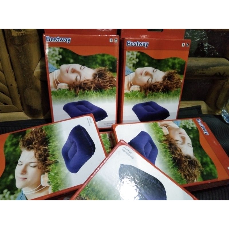 bantal angin tiup/Bestway Comfort Quest Bantal Angin