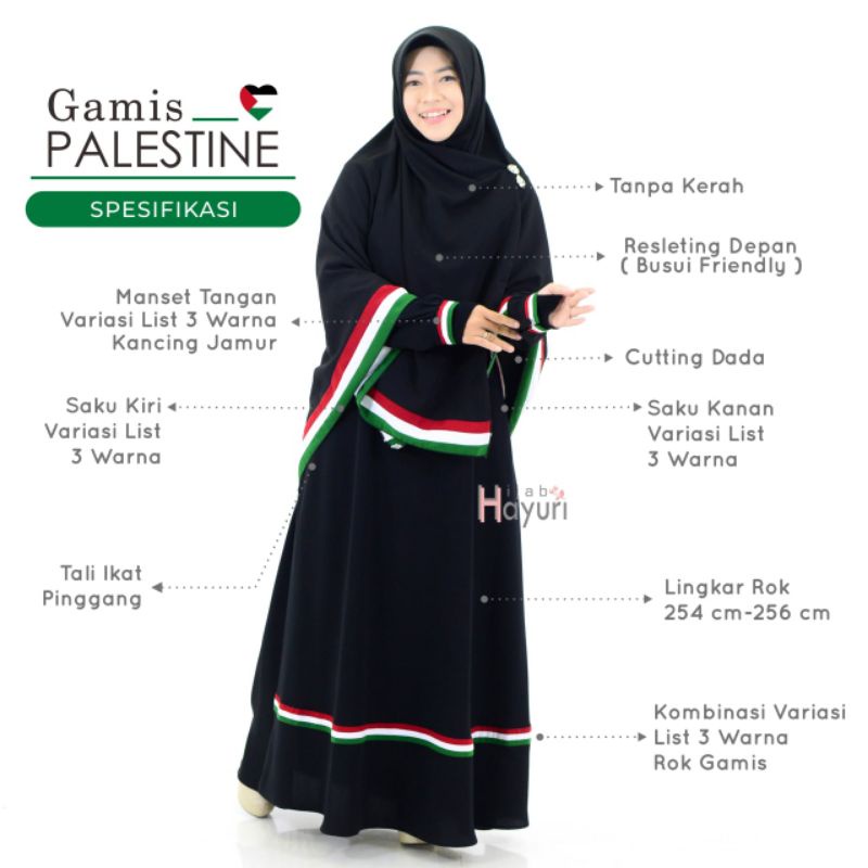 Gamis Palestine Hayuri